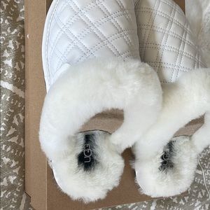 Ugg White Slippers